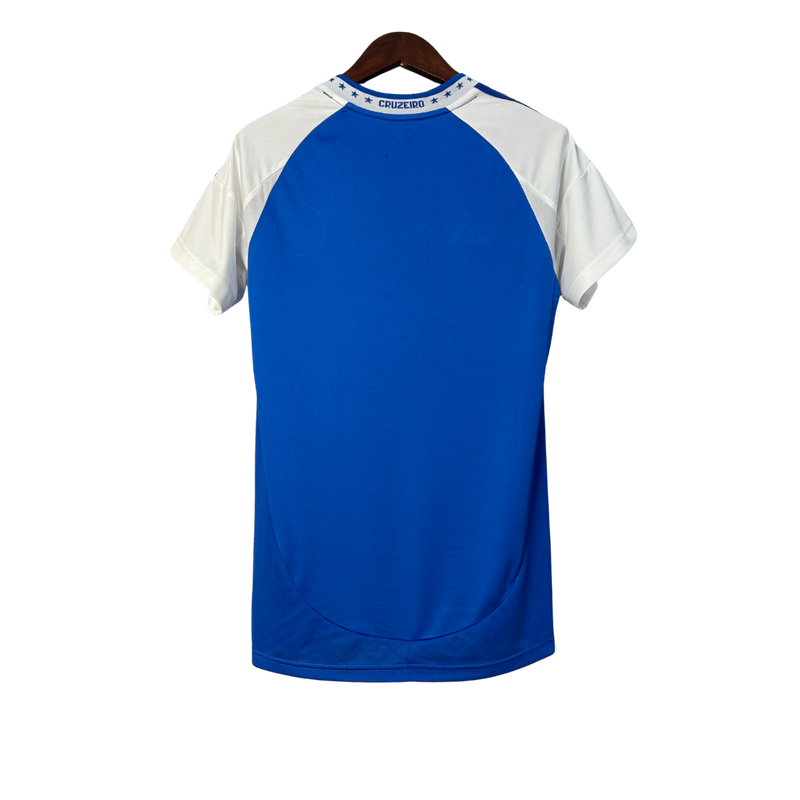 Camisa Cruzeiro Home 25/26 Torcedor Feminina – Azul