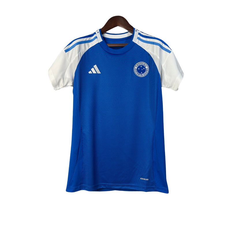 Camisa Cruzeiro Home 25/26 Torcedor Feminina – Azul