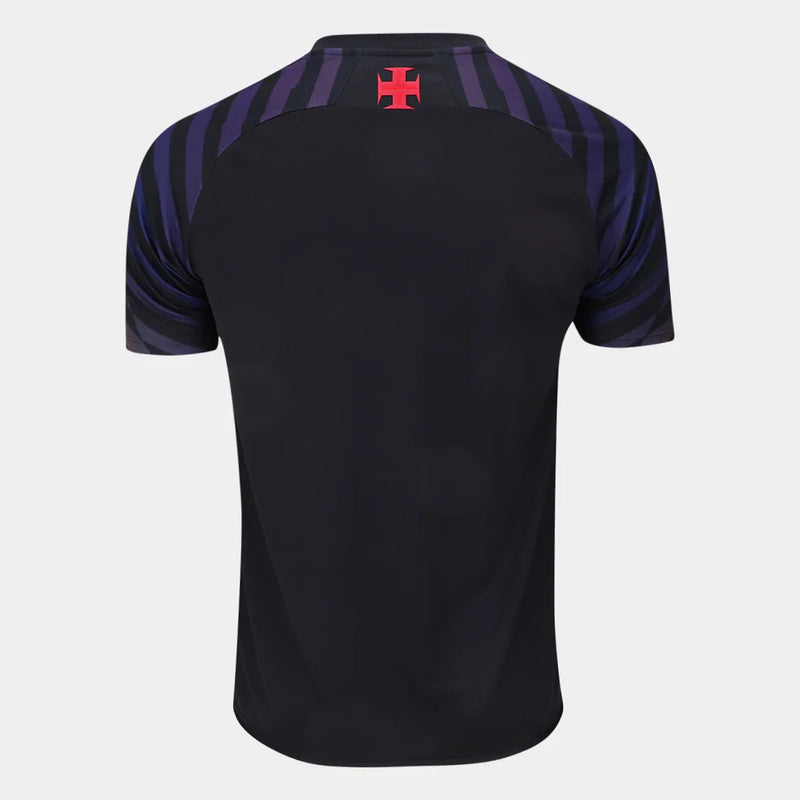 Camisa Vasco Da Gama 2024 Aquecimento Preta Masculino