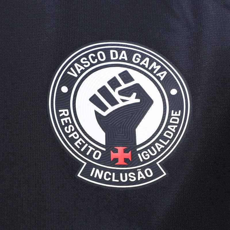 Camisa Vasco Da Gama 2024 Aquecimento Preta Masculino