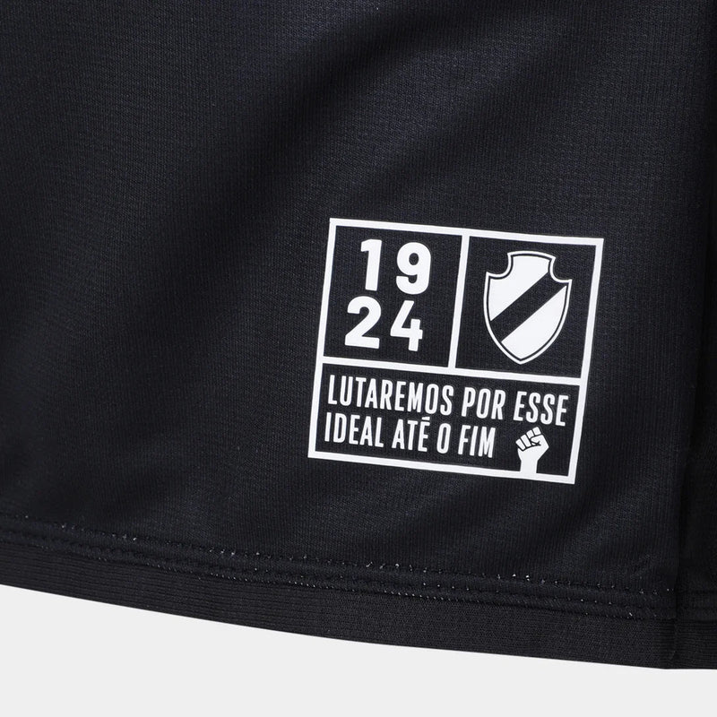 Camisa Vasco Da Gama 2024 Aquecimento Preta Masculino