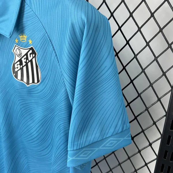 Camisa Santos I 25/26 - Torcedor Umbro Masculina - Azul