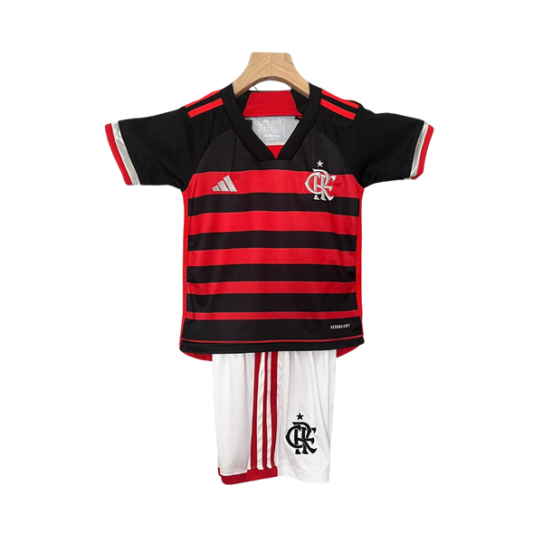 Kit Infantil Flamengo Home 24/25 - Vermelho