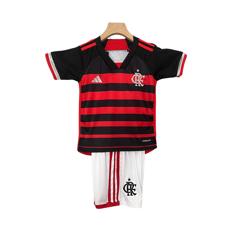 Kit Infantil Flamengo Home 24/25 - Vermelho