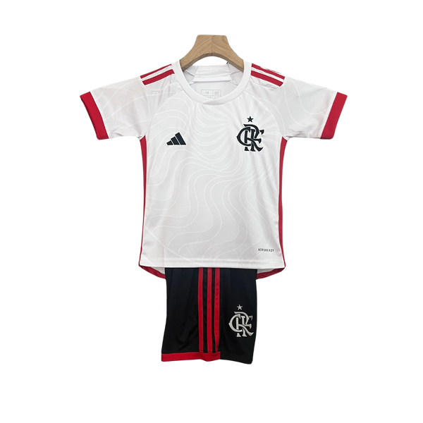Kit Infantil Flamengo Home 24/25 - Branco
