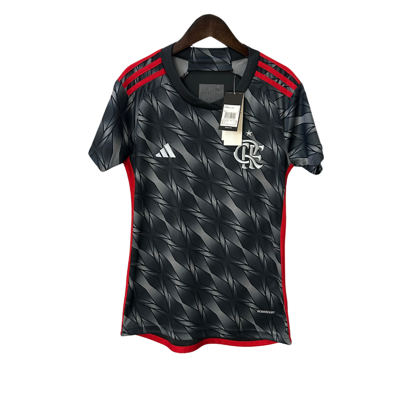 Camisa Flamengo Home 24/25 Torcedor Feminina – Preto