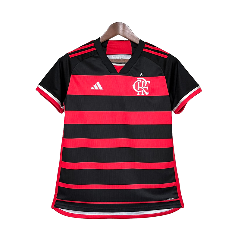 Camisa Flamengo Home 24/25 Torcedor Feminina – Vermelha