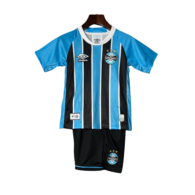 Kit Infantil Grêmio Home 25/26 - Tricolor