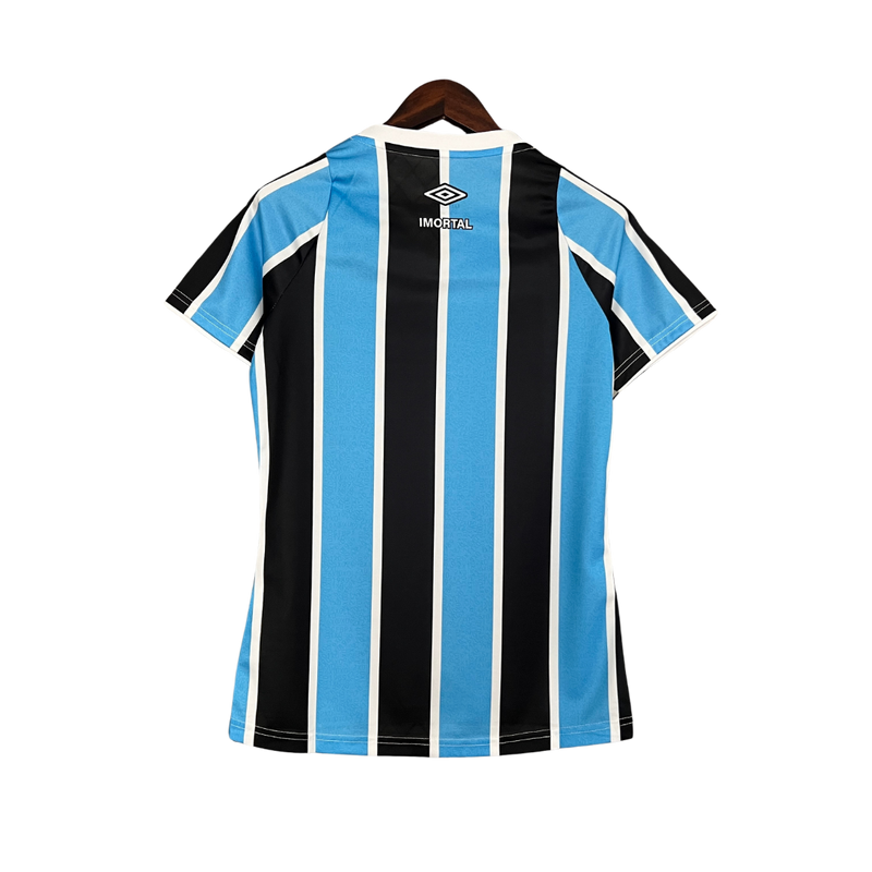 Camisa Grêmio I 25/26 - Torcedor Feminina - Azul e preta