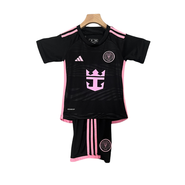 Kit Infantil Inter Miami 24/25 Torcedor Masculina – Preto e Rosa