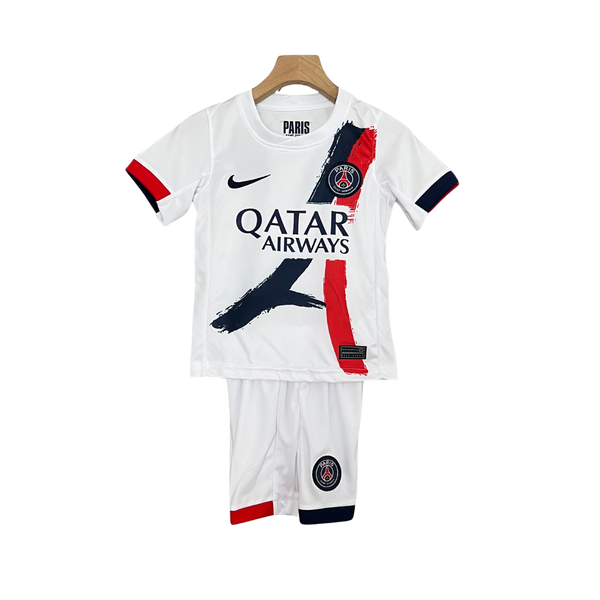 Kit Infantil Paris Saint-Germain 24/26 Torcedor Masculina –  Branco