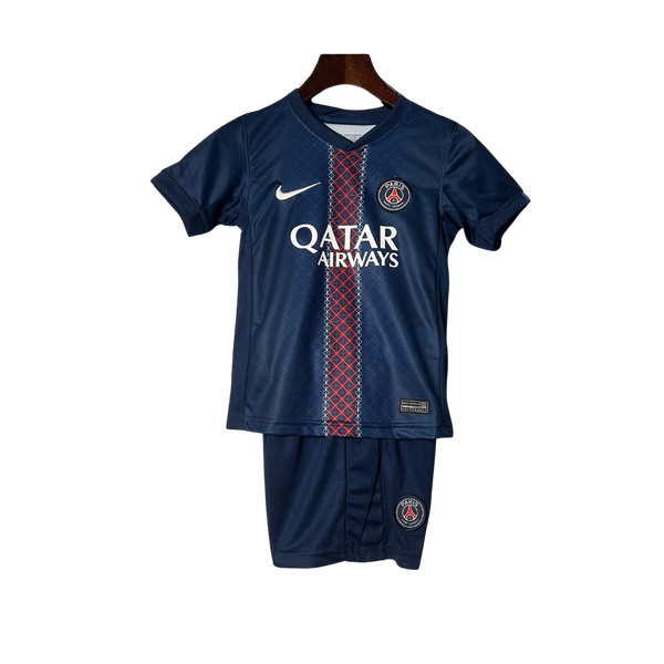 Kit Infantil Paris Saint-Germain 25/26 Torcedor Masculina – Azul Marinho