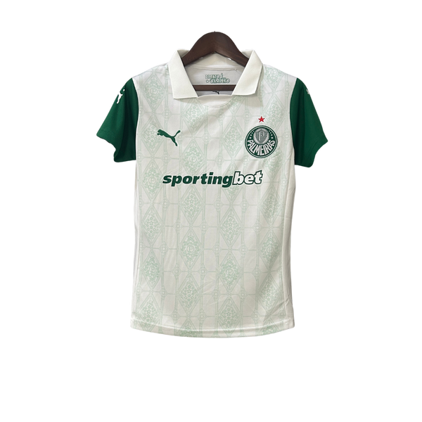 Camisa Palmeiras 25/26 Torcedor Feminina – Branca e verde