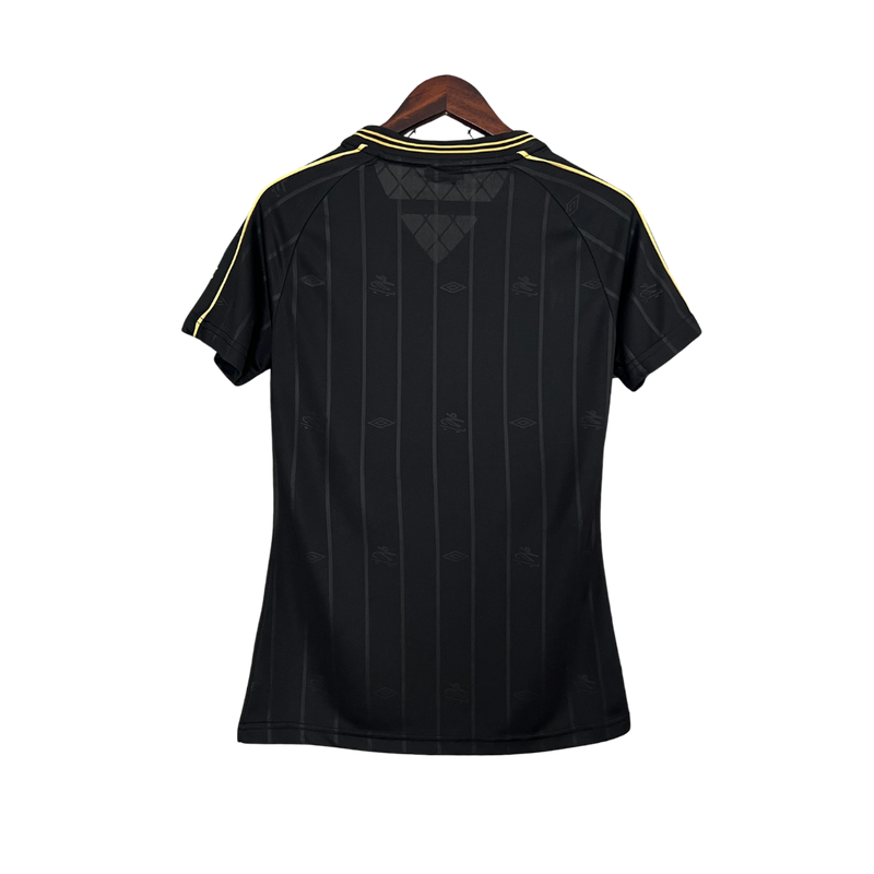 Camisa Santos Charlie Brown Junior - 2024/25 Preta Feminina