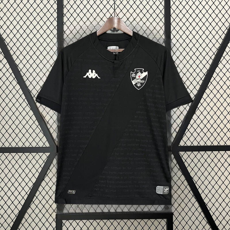 Camisa Vasco III 2024 torcedor Plus Preta