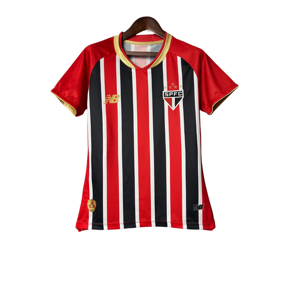 Camisa São paulo 25/26 Torcedor Feminina –Vermelha e Preto
