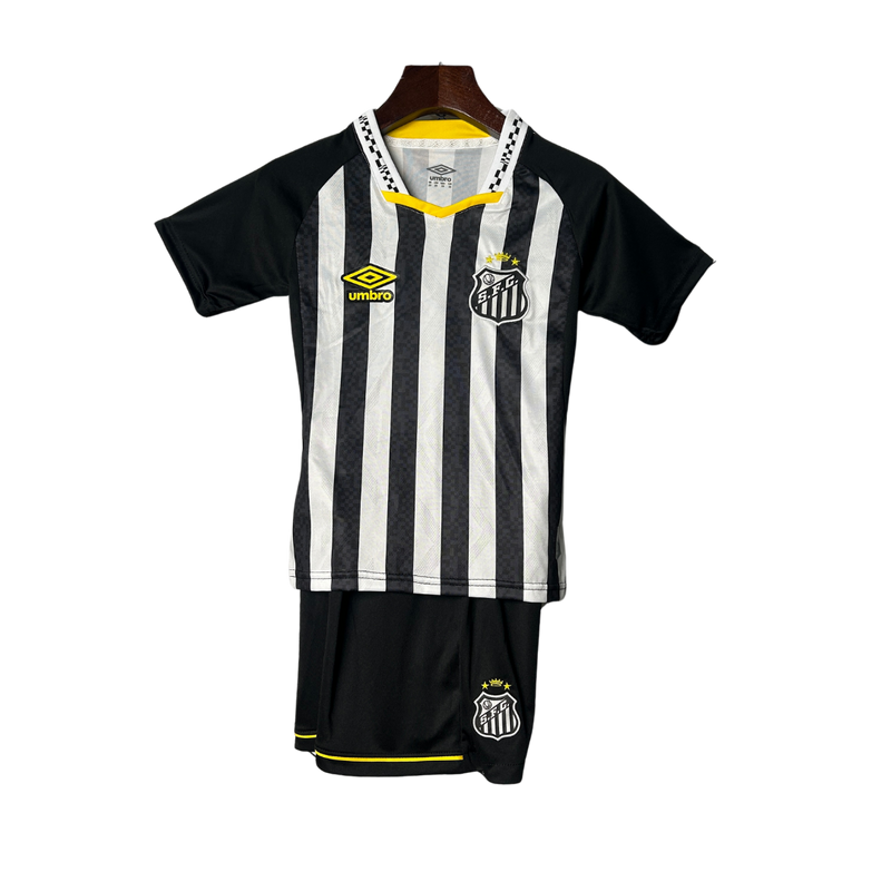 Kit Infantil São Paulo  25/26 - Preto e Branco