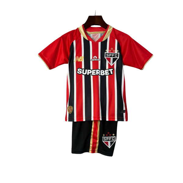 Kit Infantil São Paulo  25/26 - Vermelho e preto