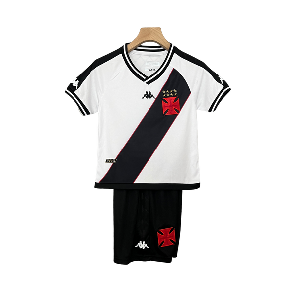 Kit Infantil Vasco  24/25 - Branco e Preto