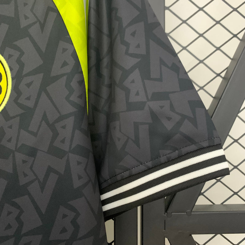 Camisa Retrô Borussia Dortmund 1995/96 Away - Preta