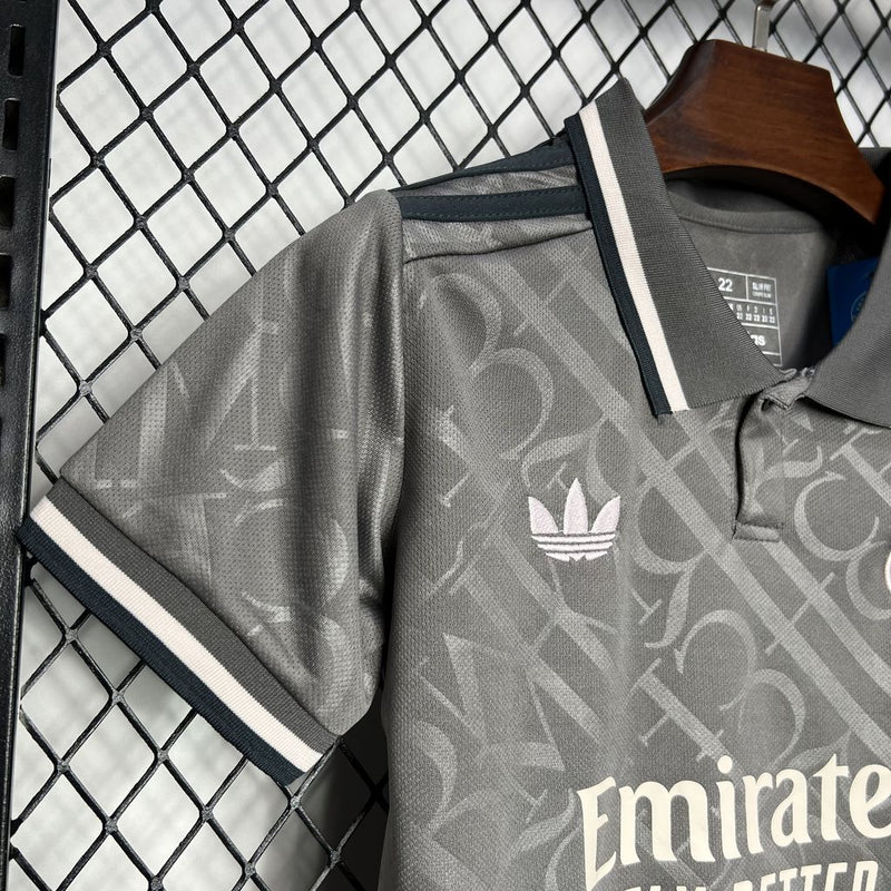 Kit Infantil Real Madrid III 24/25 - cINZA