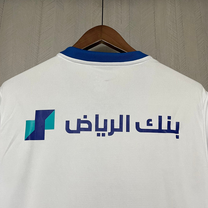Camisa Al-Hilal II 24/25 - Torcedor Masculina - Branca com detalhes em azul