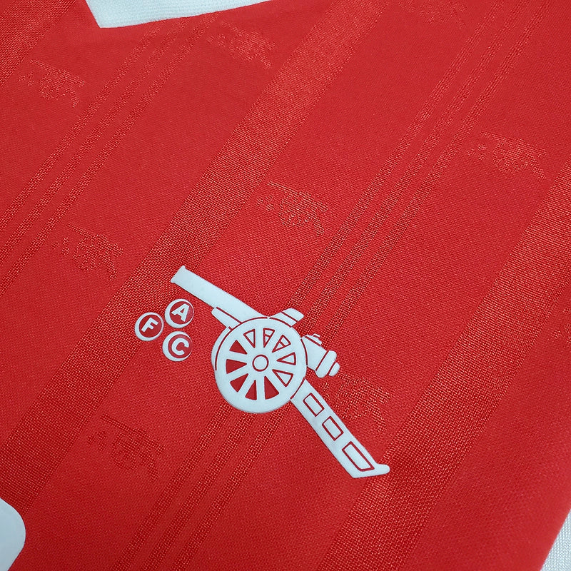 Camisa Arsenal Retrô 1988/1989 Vermelha