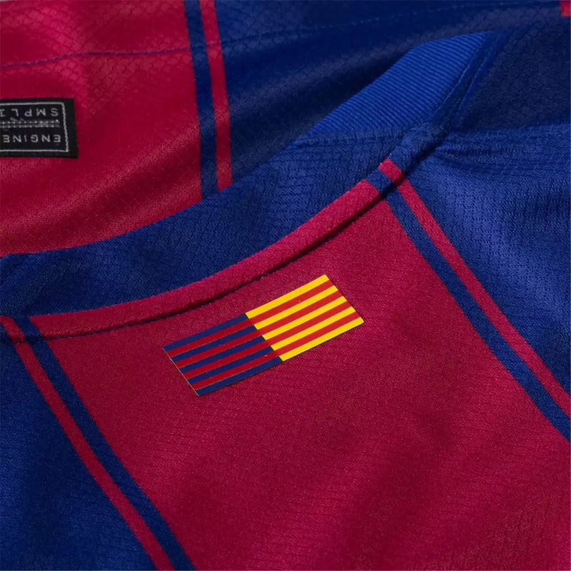 Camisa Barcelona I 25/26 - Torcedor Masculina - Azul e vermelha - LANÇAMENTO