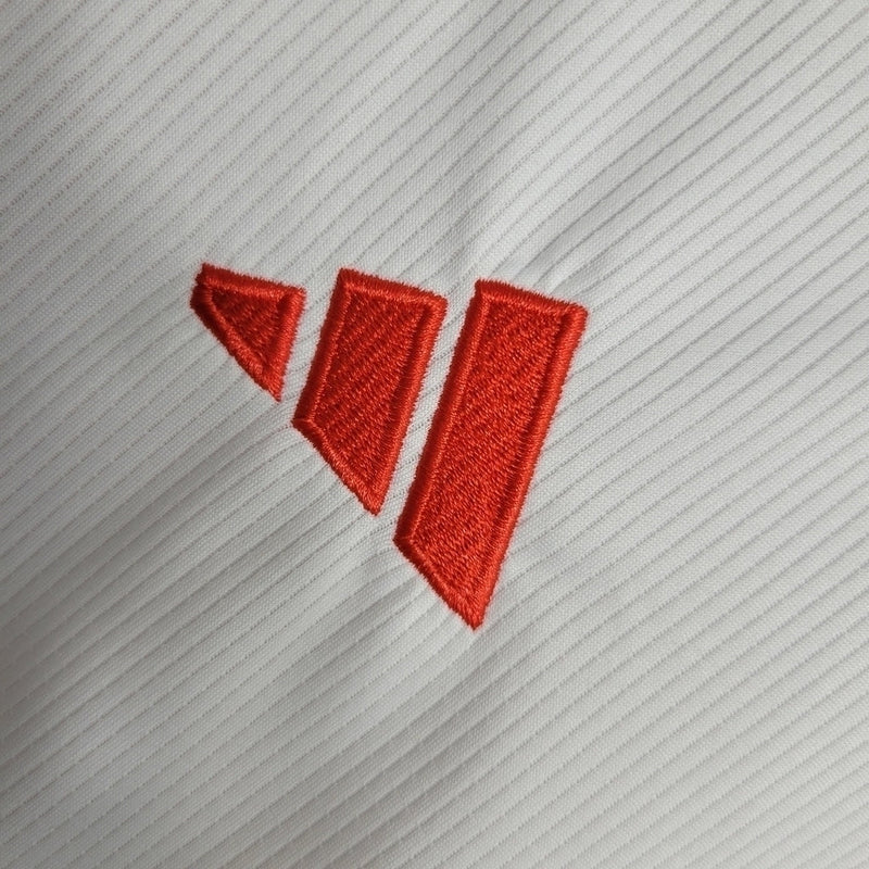 Camisa Bayern de Munique I 23/24 manga longa - Torcedor Masculina - Vermelha e branca