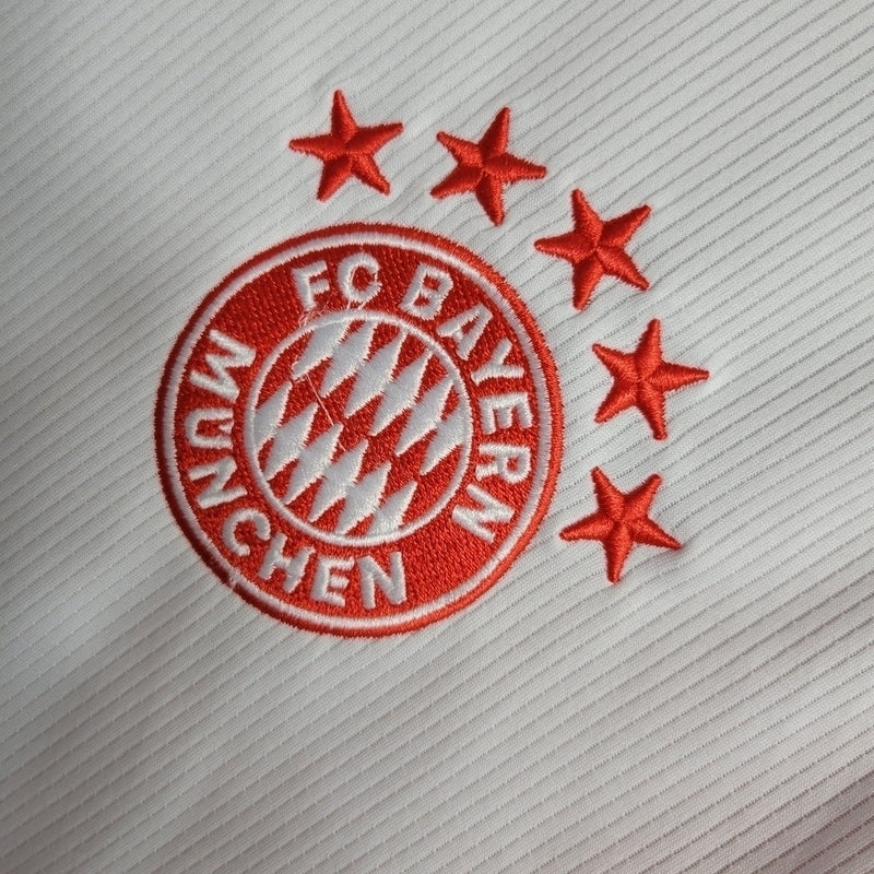 Camisa Bayern de Munique I 23/24 manga longa - Torcedor Masculina - Vermelha e branca