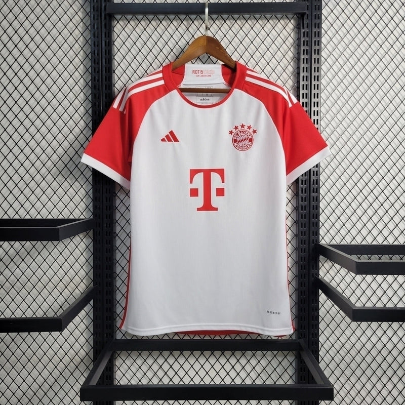 Camisa Bayern de Munique I 23/24 - Torcedor Masculina - Branca