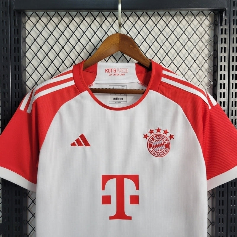 Camisa Bayern de Munique I 23/24 - Torcedor Masculina - Branca