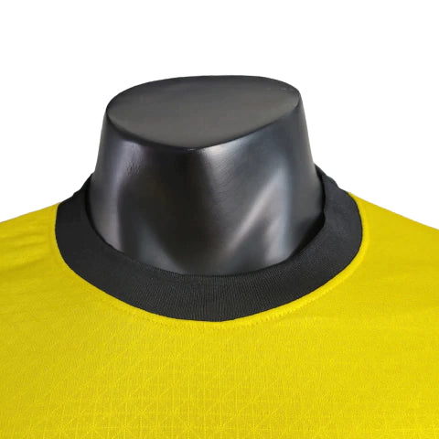 Camisa Borussia Dortmund I 23/24 - Jogador Masculina - Amarela e preta