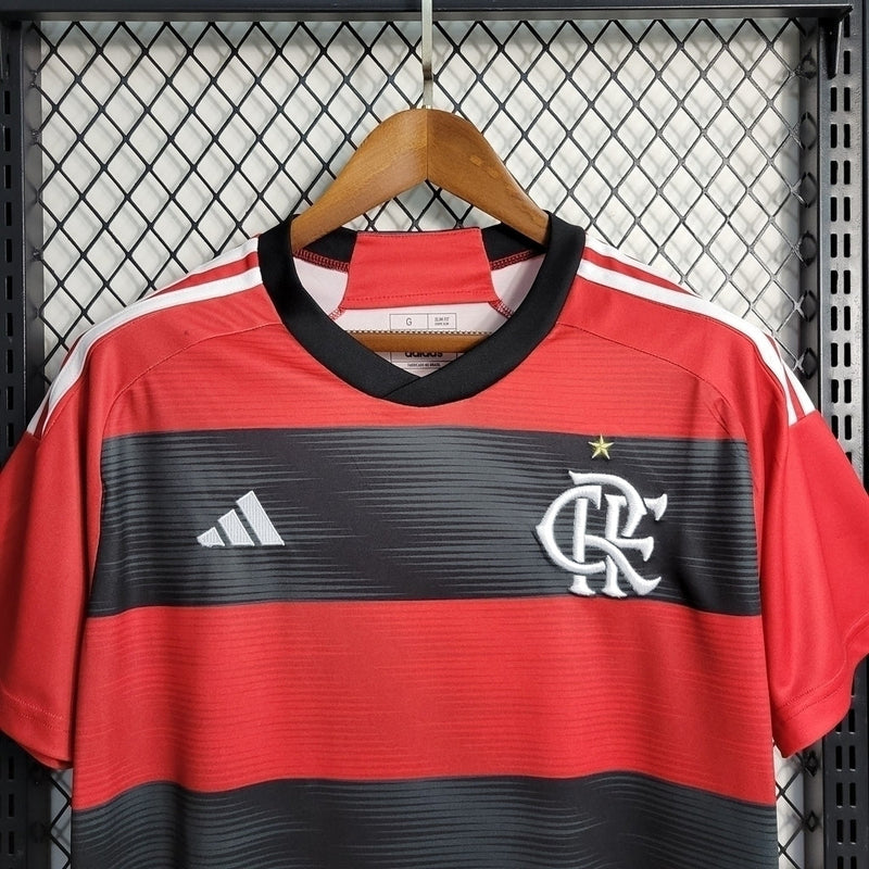 Camisa Flamengo Adidas I 2023-24 Torcedor Masculina