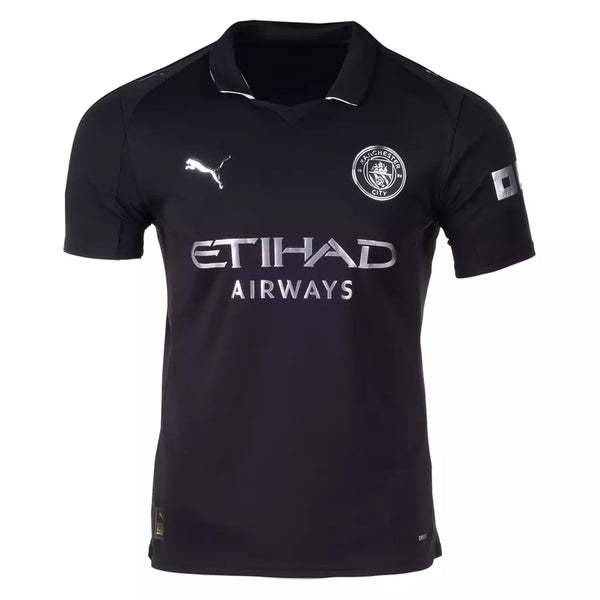 Camisa Manchester City Away 25/26- Torcedor Masculina - Preta
