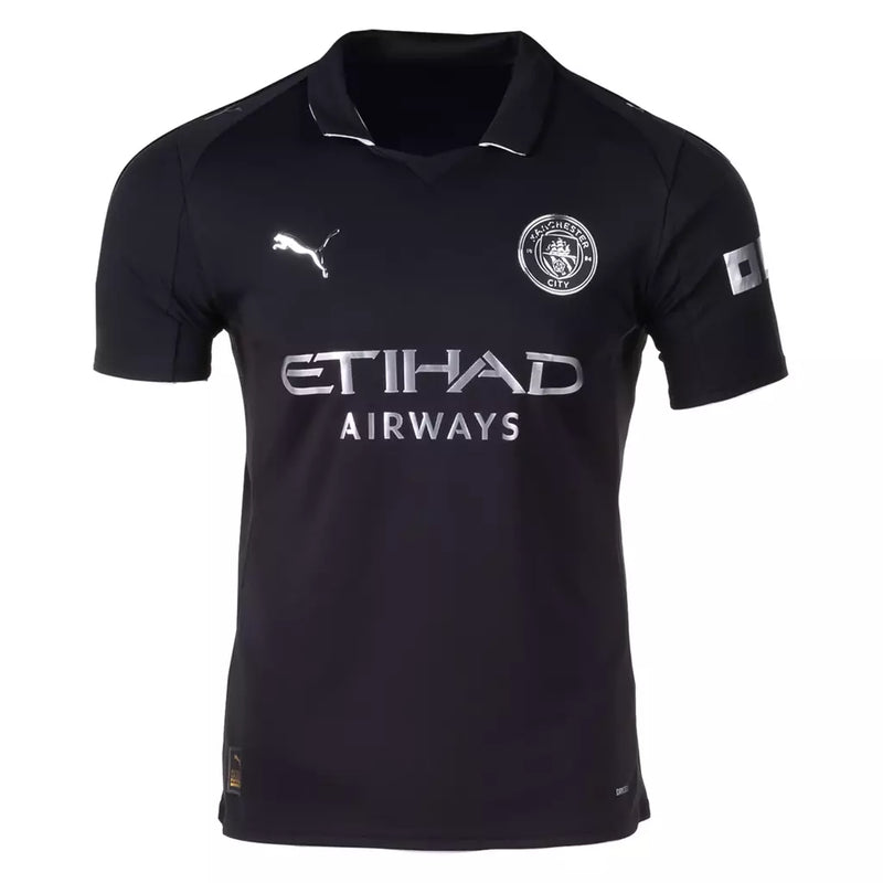 Camisa Manchester City Away 25/26- Torcedor Masculina - Preta