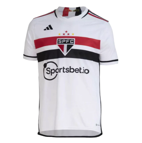 Camisa São Paulo I 23/24 - Torcedor  Masculina - Branca com patrocínio