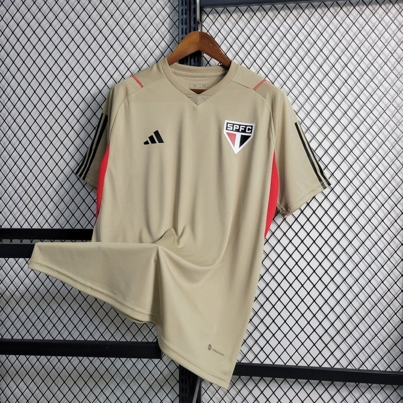 Camisa São Paulo Treino 23/24 Torcedor Masculina - Bege