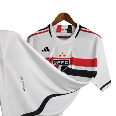 Camisa São Paulo I 23/24 - Torcedor  Masculina - Branca com patrocínio