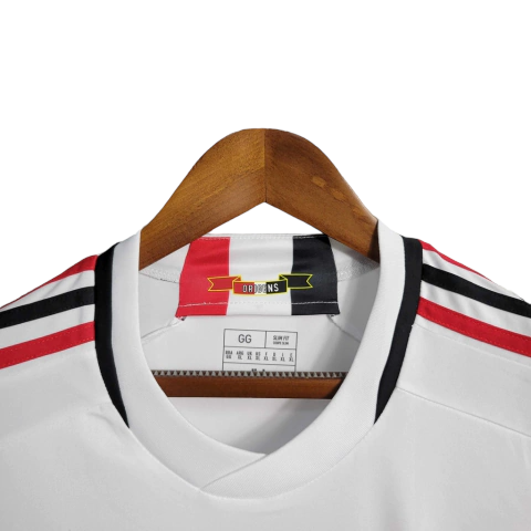 Camisa São Paulo I 23/24 - Torcedor  Masculina - Branca com patrocínio