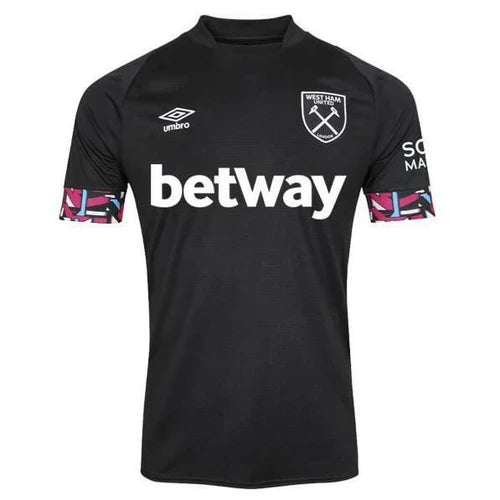 Camisa West Ham United Away 22/23 Torcedor Masculina - Preta