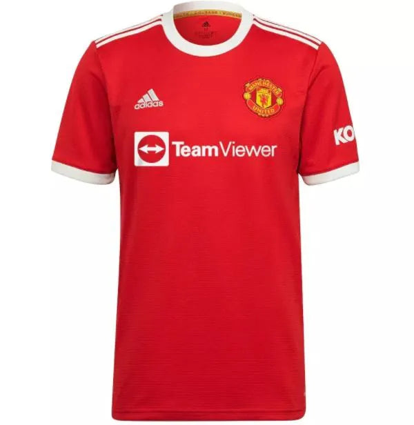 Camisa Manchester United Home  21/22 - Torcedor Masculina - Personalizada RONALDO N° 7 Vermelha - Fonte Champions League