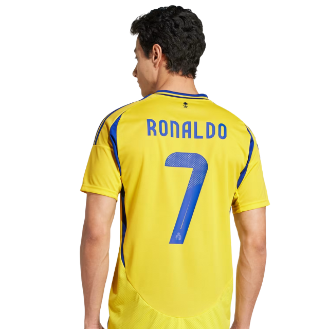 Camisa Al Nassr 24/25 Home - Ronaldo N°7 Personalizada - Torcedor Masculina - Amarelo