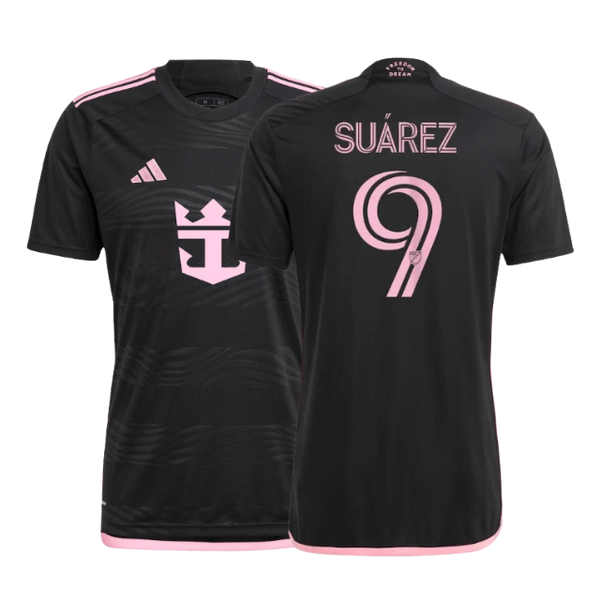 Camisa Inter Miami away 24/25 - Suárez  N°9 - Torcedor Masculina - Preta