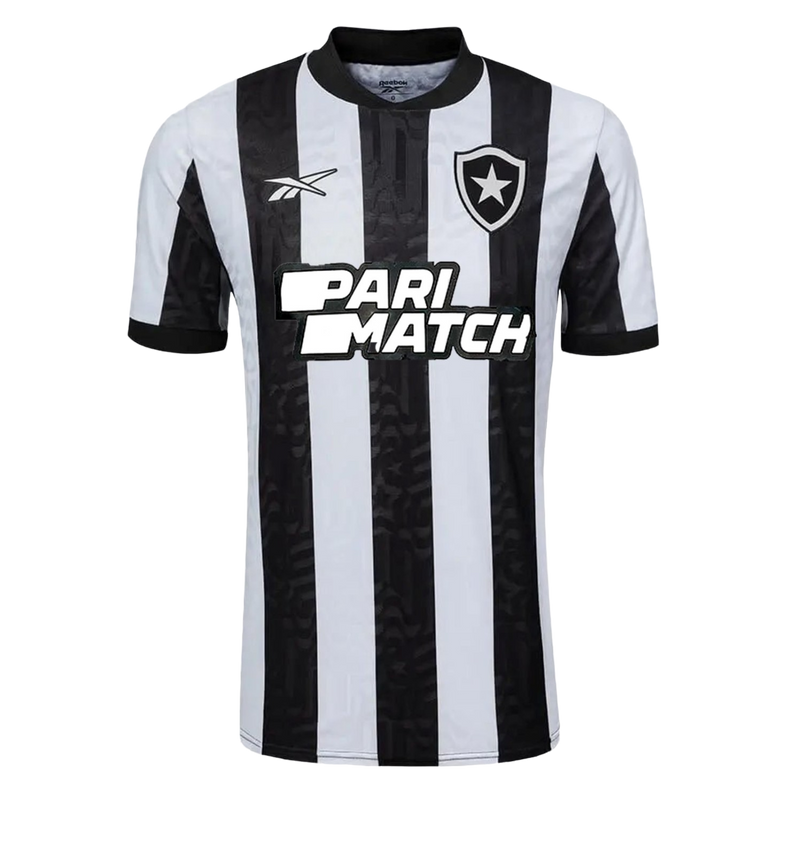 Camisa Botafogo l 23/24 Torcedor Masculina - Preta e Branca