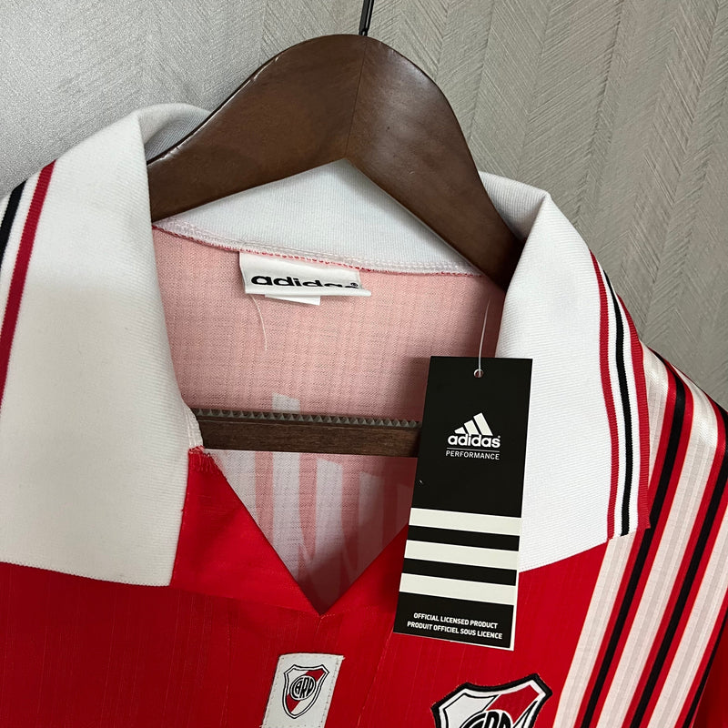 Camisa Retrô River Plate 1996/97 Away- Vermelha