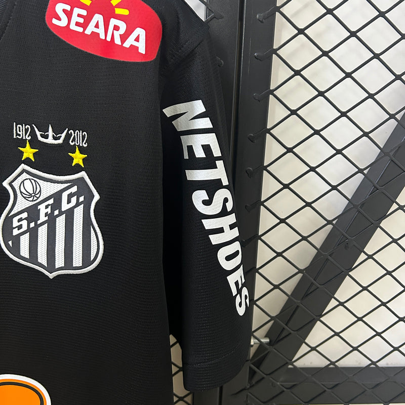 Camisa Retrô Santos All black 12/13 - Torcedor Masculina