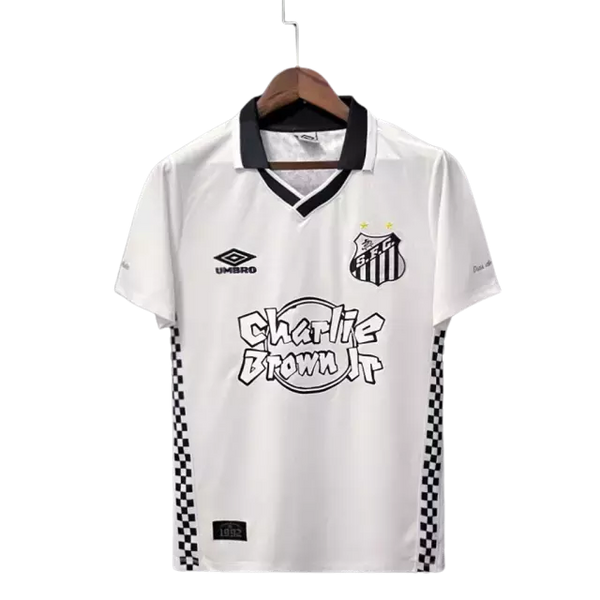 Camisa Santos Charlie Brown Jr 2022/23 -UMBRO Branca - Torcedor Masculina