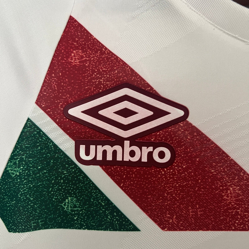 Camisa Fluminense II 24/25 - Torcedor Masculina - Branca com patrocínio