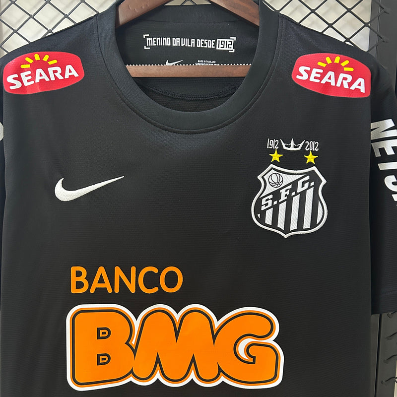 Camisa Retrô Santos All black 12/13 - Torcedor Masculina